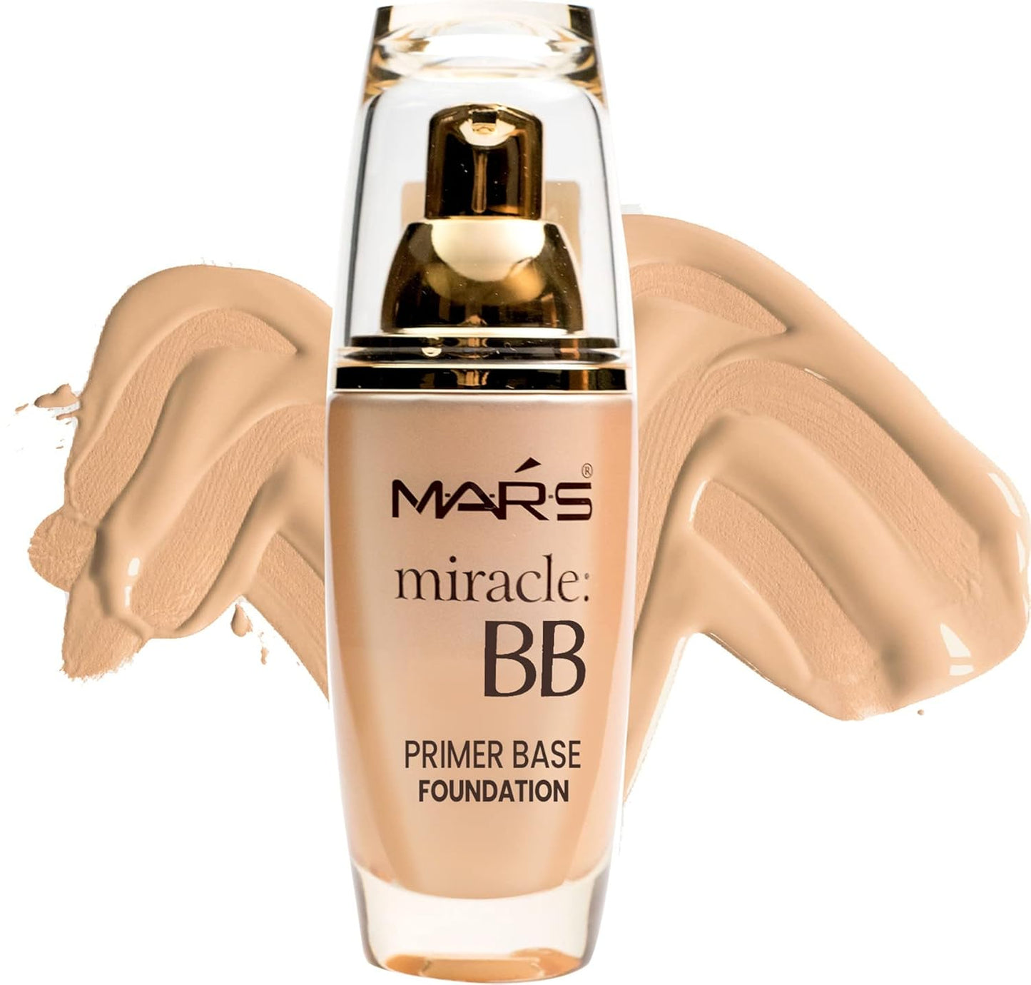 MARS Light Weight Bb Primer Base Matte Full Coverage Foundation Cream For Normal Skin(Ivory-101, 60 Ml), Pack Of 1