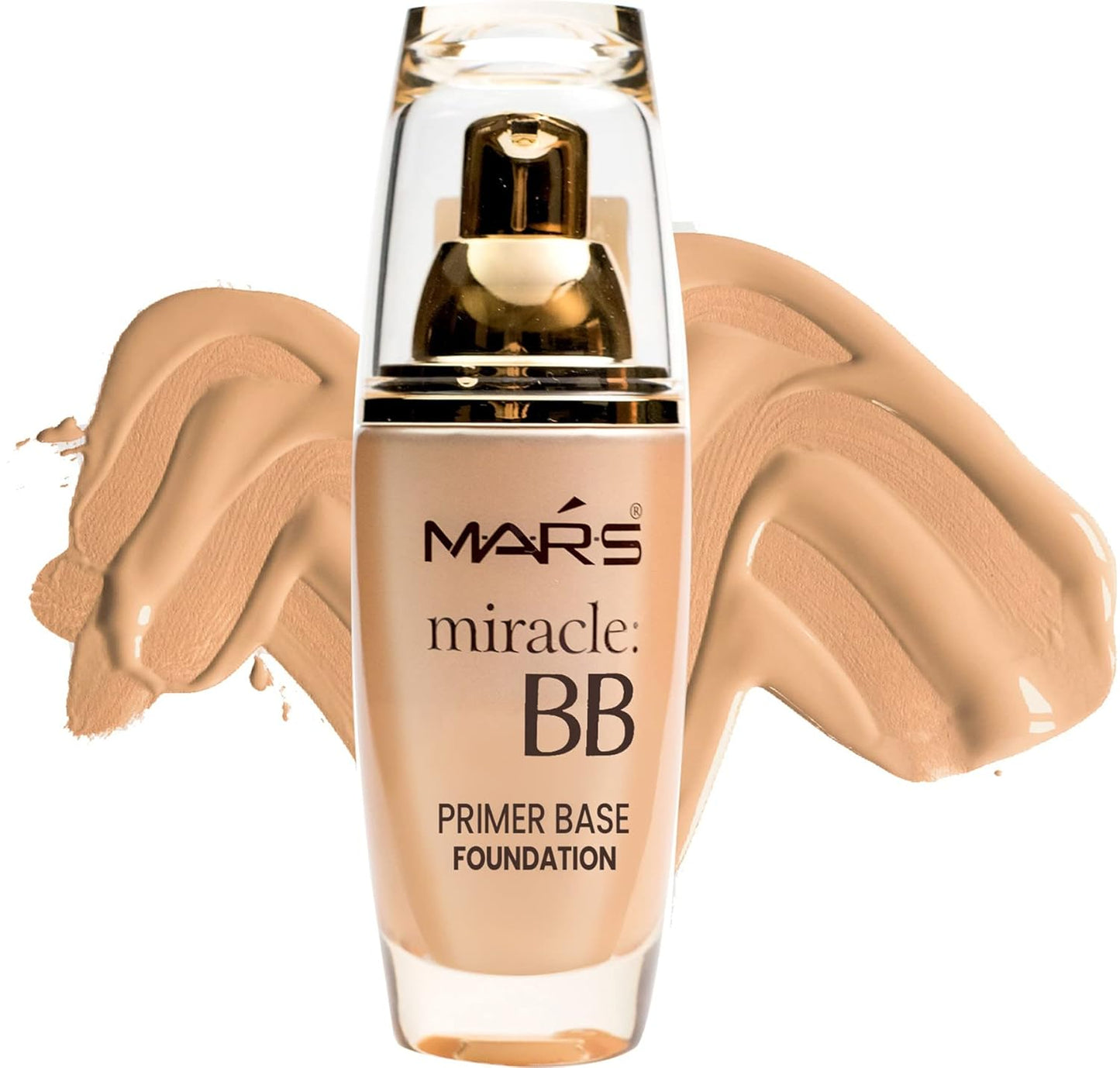 MARS Light Weight Bb Primer Base Matte Full Coverage Foundation Cream For Normal Skin(Ivory-101, 60 Ml), Pack Of 1